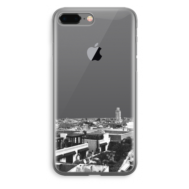 Marrakech Skyline : iPhone 8 Plus Transparant Hoesje