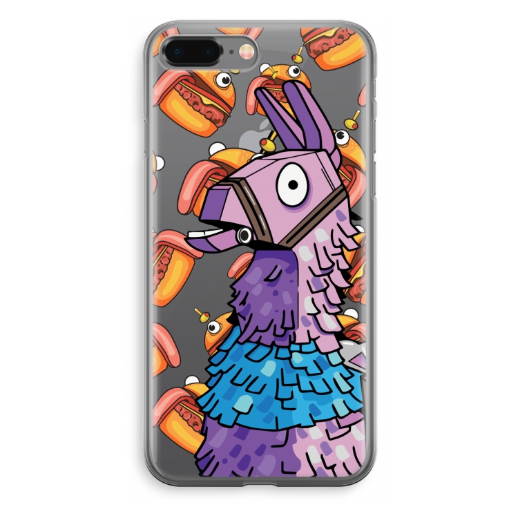 Loot Burger: iPhone 8 Plus Transparant Hoesje