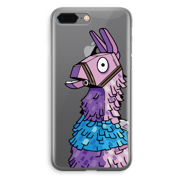 Lama: iPhone 8 Plus Transparant Hoesje