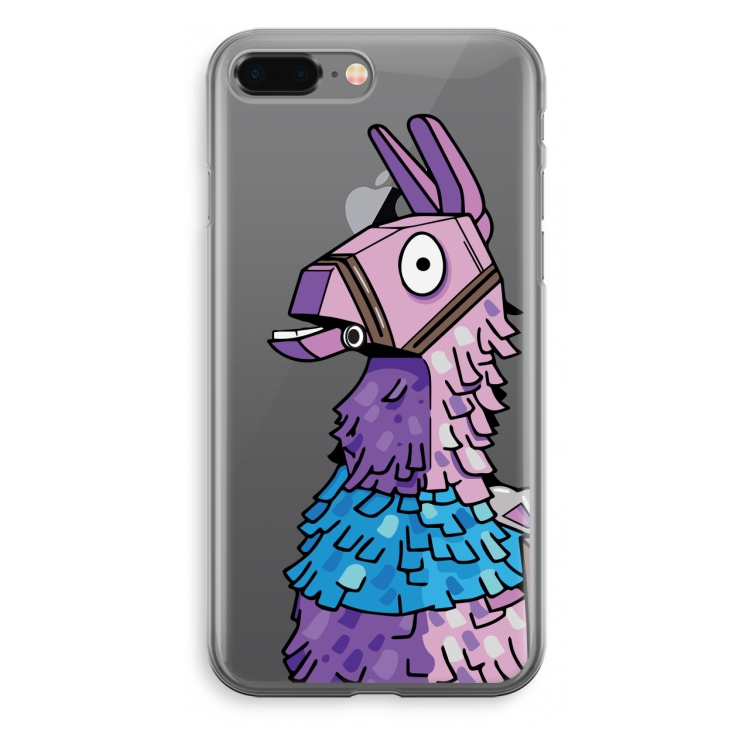 Lama: iPhone 8 Plus Transparant Hoesje