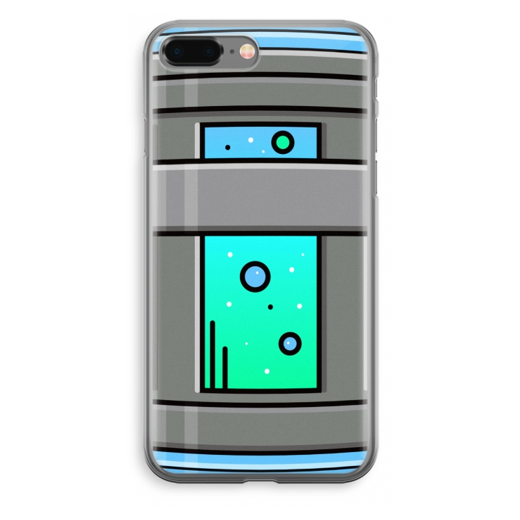 Chug Bottle: iPhone 8 Plus Transparant Hoesje