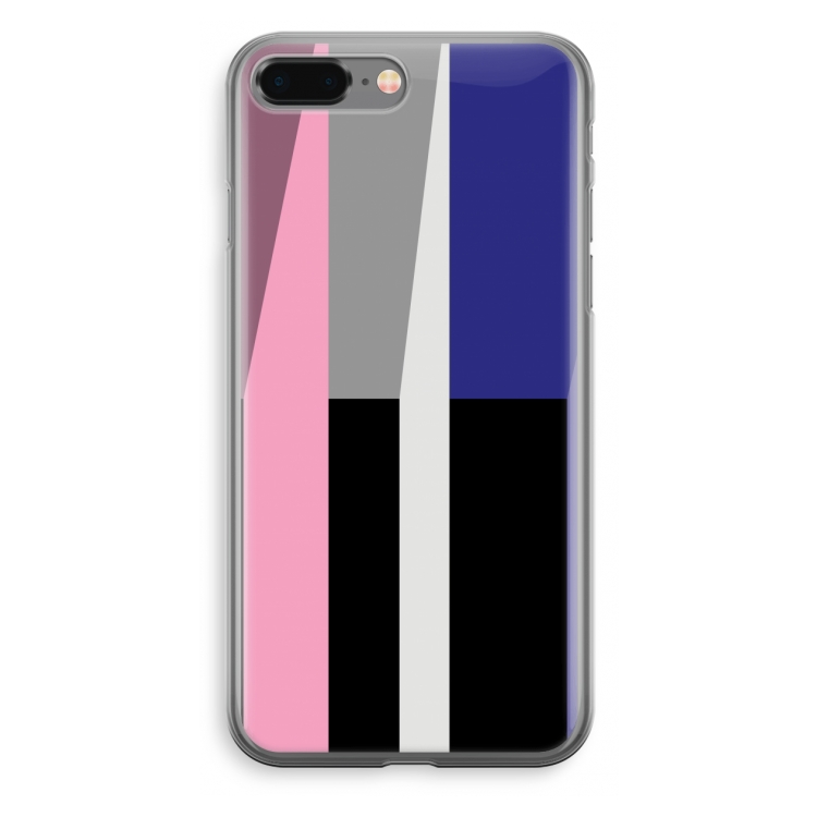 Gestalte 4: iPhone 8 Plus Transparant Hoesje