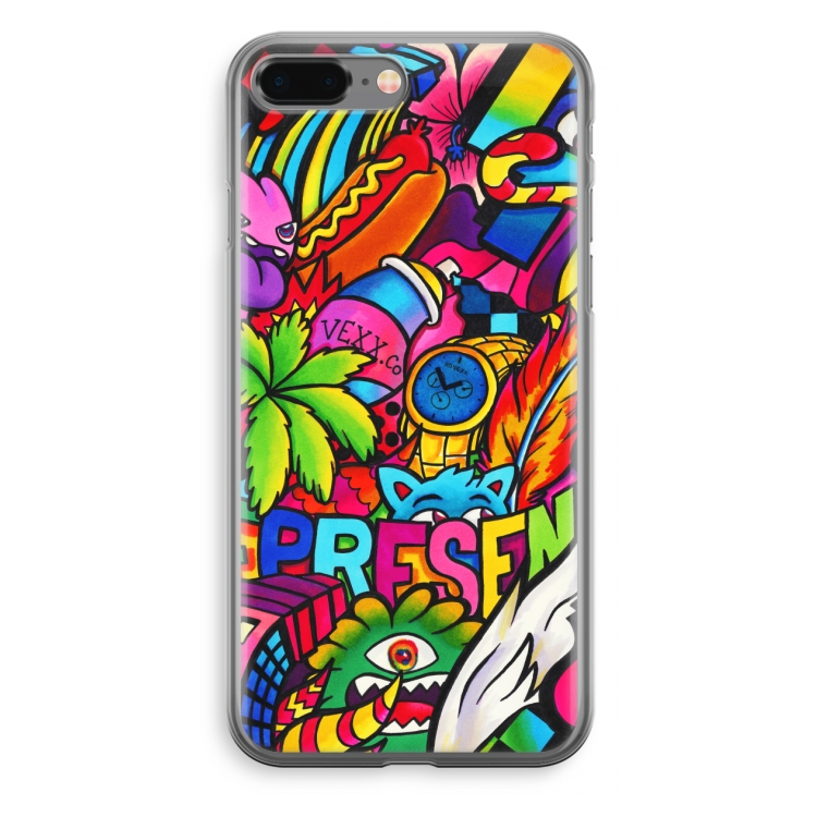 Represent: iPhone 8 Plus Transparant Hoesje