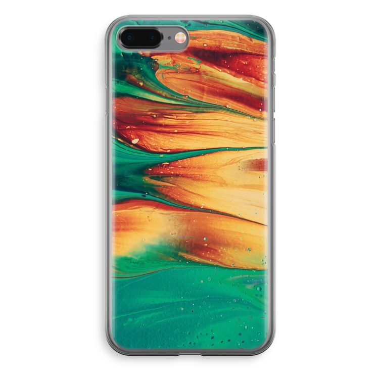 Green Inferno: iPhone 8 Plus Transparant Hoesje