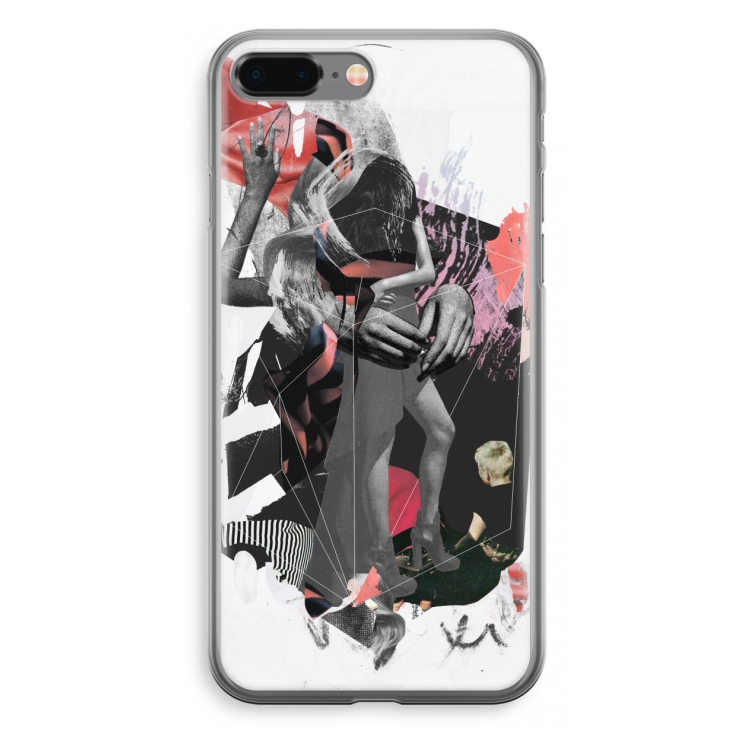 Dissimulation du réel: iPhone 8 Plus Transparant Hoesje