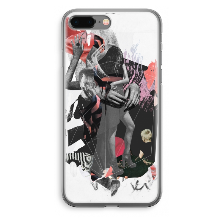 Dissimulation du réel: iPhone 8 Plus Transparant Hoesje