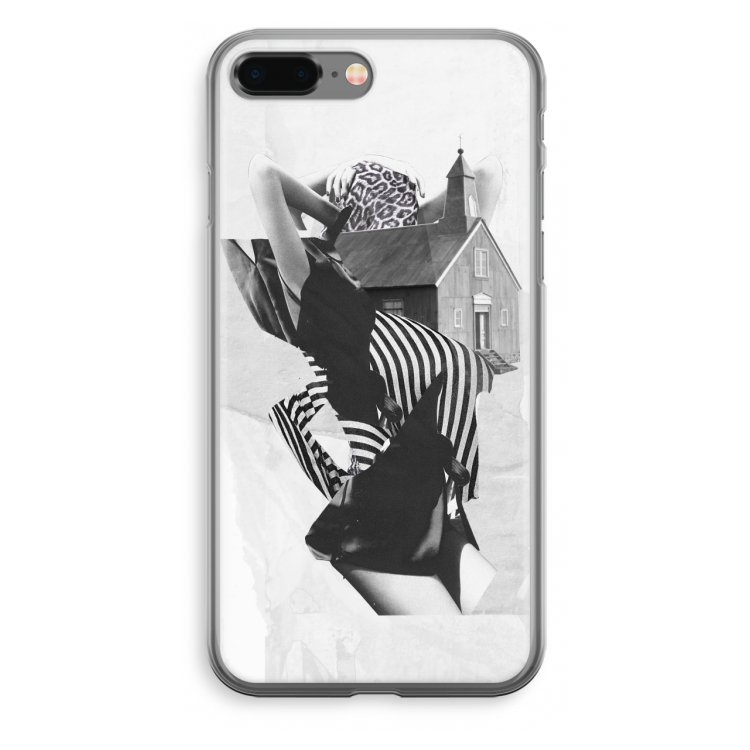 House: iPhone 8 Plus Transparant Hoesje
