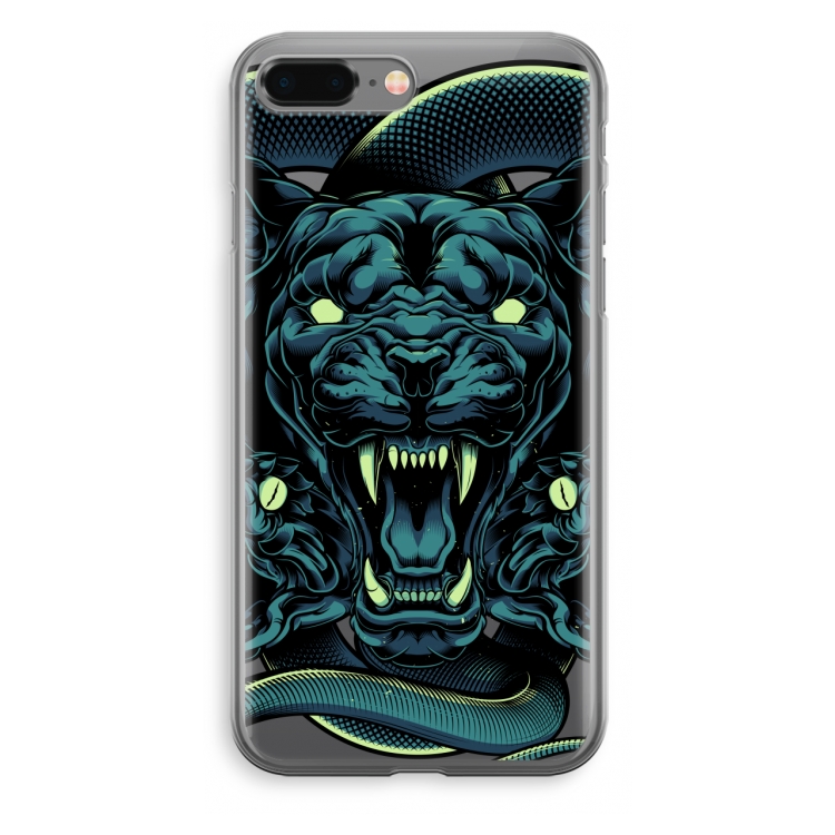 Cougar and Vipers: iPhone 8 Plus Transparant Hoesje