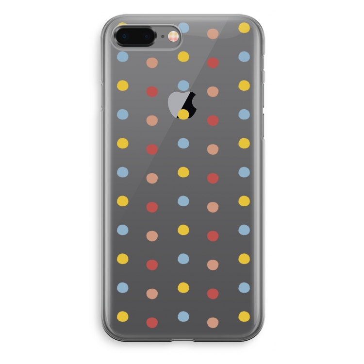 Bollen: iPhone 8 Plus Transparant Hoesje