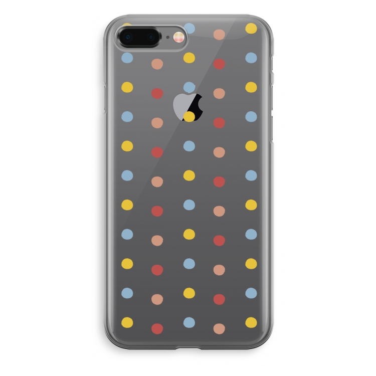 Bollen: iPhone 8 Plus Transparant Hoesje