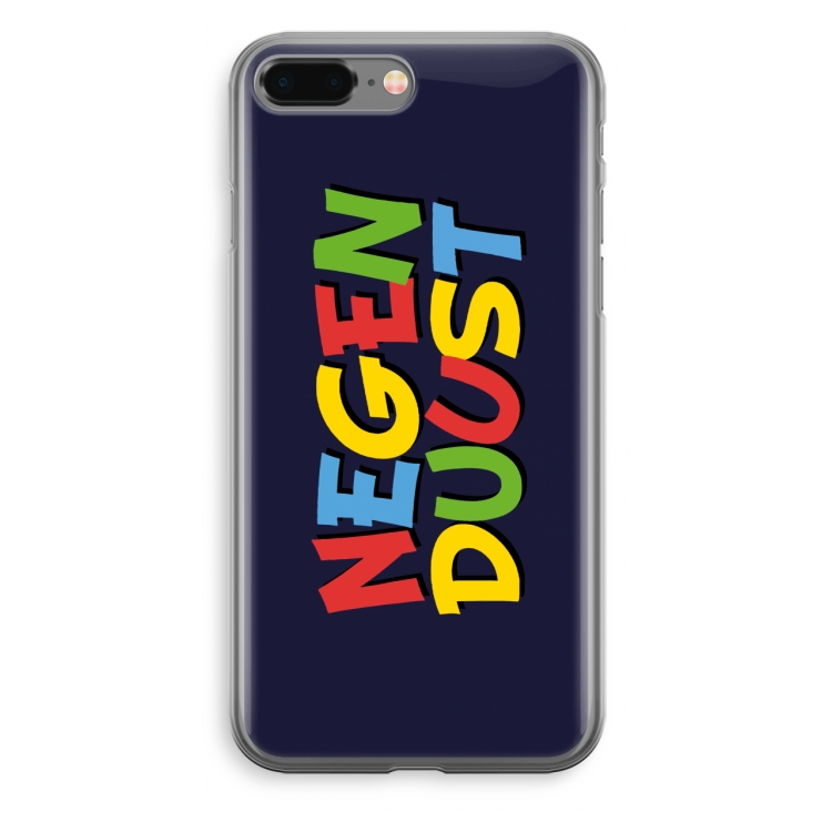 90's One: iPhone 8 Plus Transparant Hoesje