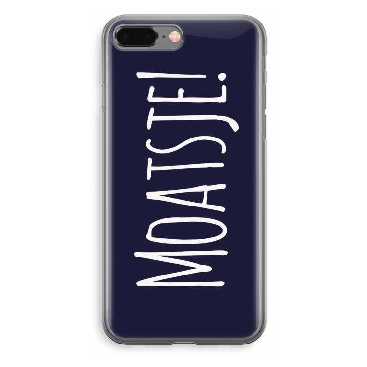 Moatsje!: iPhone 8 Plus Transparant Hoesje