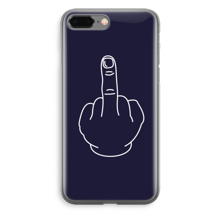 F**k U: iPhone 8 Plus Transparant Hoesje