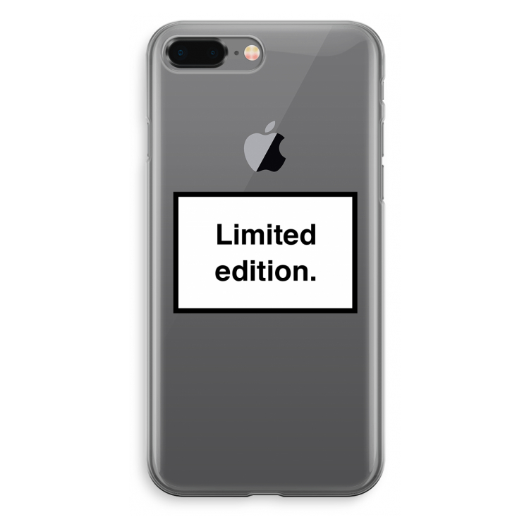 Limited edition: iPhone 8 Plus Transparant Hoesje