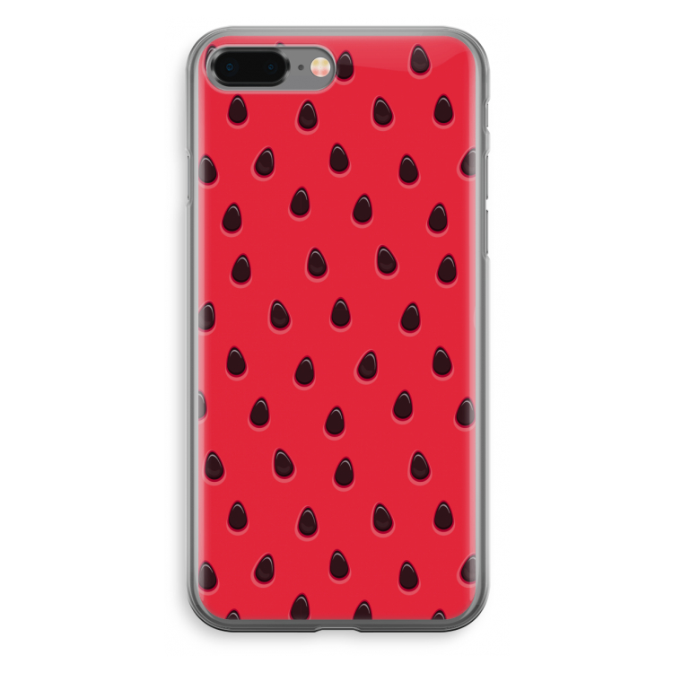 Watermelon: iPhone 8 Plus Transparant Hoesje