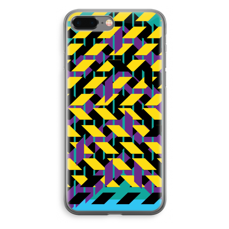 Skew Bee 3: iPhone 8 Plus Transparant Hoesje
