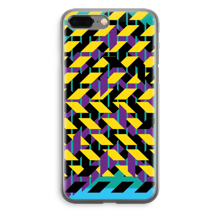 Skew Bee 3: iPhone 8 Plus Transparant Hoesje