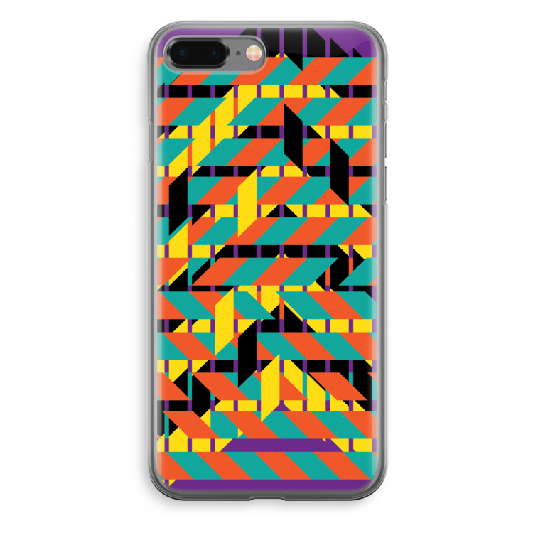 Skew Bee 2: iPhone 8 Plus Transparant Hoesje