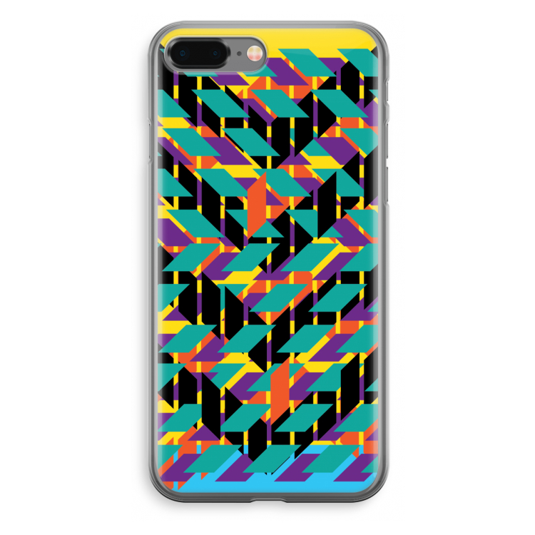 Skew Bee 1: iPhone 8 Plus Transparant Hoesje