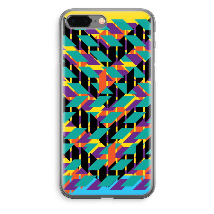 Skew Bee 1: iPhone 8 Plus Transparant Hoesje