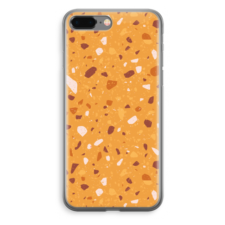 Terrazzo N°24: iPhone 8 Plus Transparant Hoesje