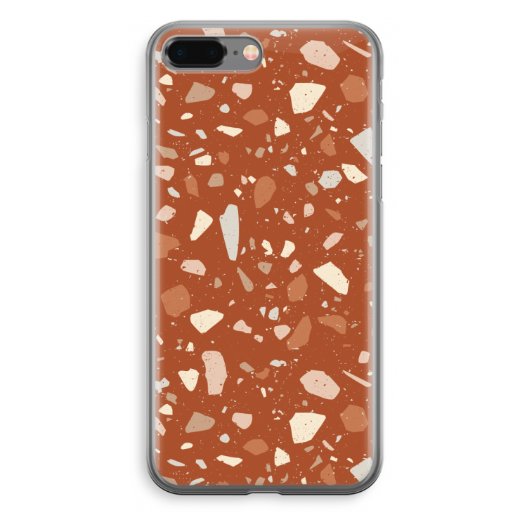 Terrazzo N°22: iPhone 8 Plus Transparant Hoesje