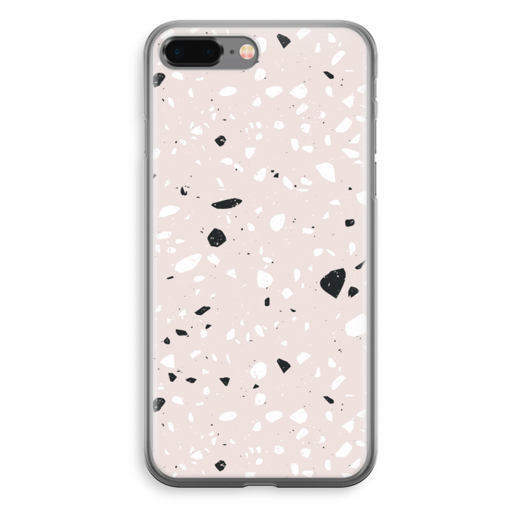 Terrazzo N°20: iPhone 8 Plus Transparant Hoesje