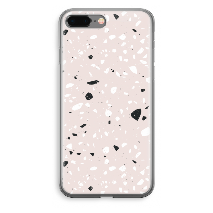 Terrazzo N°20: iPhone 8 Plus Transparant Hoesje