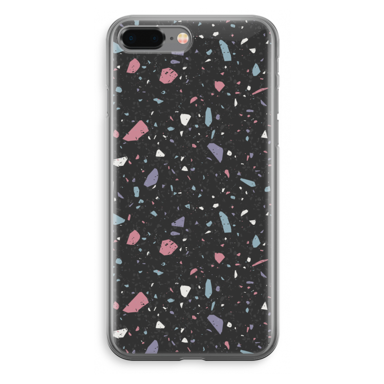 Terrazzo N°16: iPhone 8 Plus Transparant Hoesje