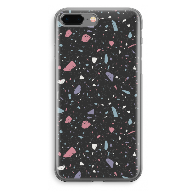 Terrazzo N°16: iPhone 8 Plus Transparant Hoesje