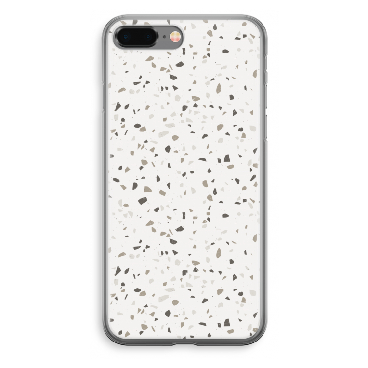 Terrazzo N°14: iPhone 8 Plus Transparant Hoesje
