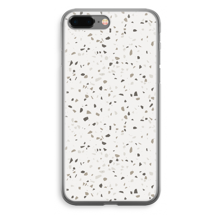Terrazzo N°14: iPhone 8 Plus Transparant Hoesje