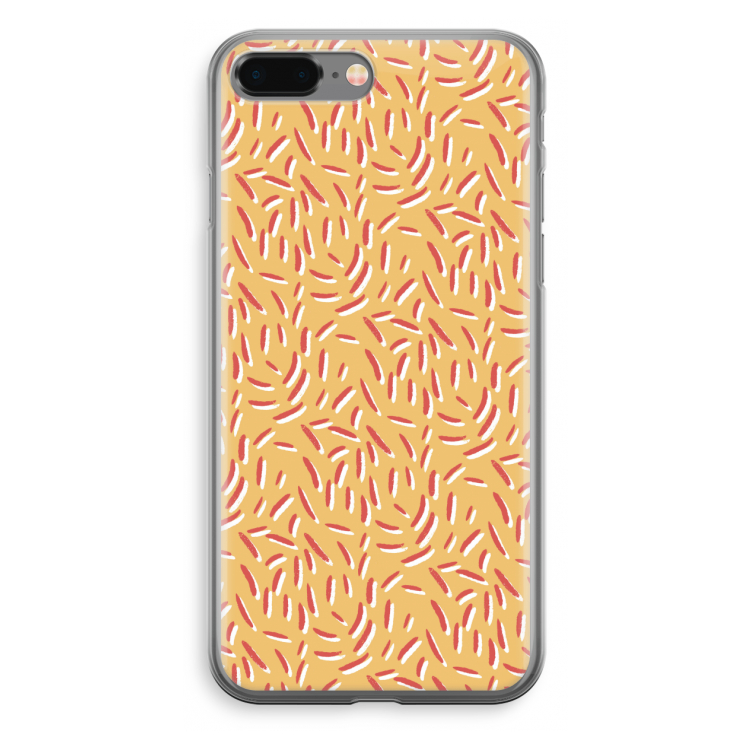 Camouflage: iPhone 8 Plus Transparant Hoesje