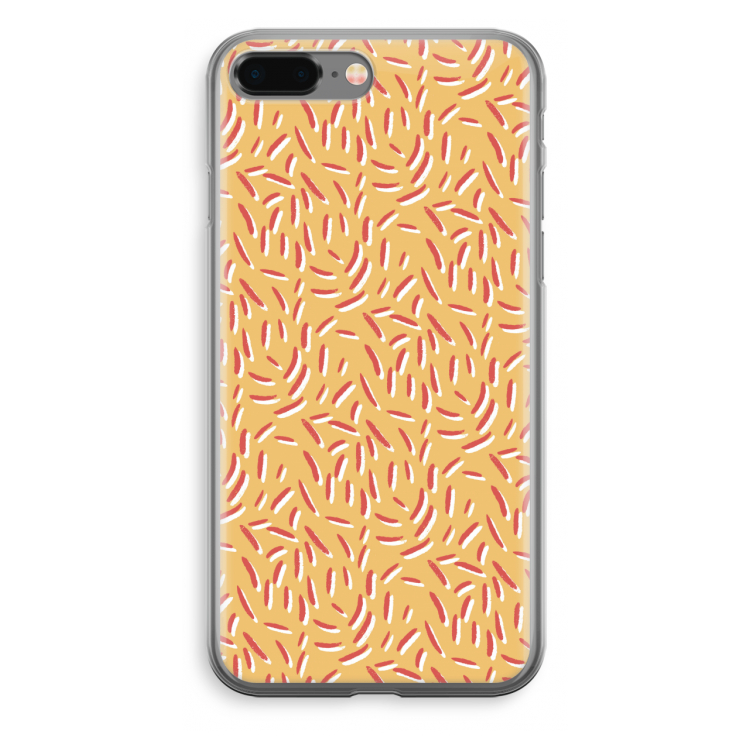 Camouflage: iPhone 8 Plus Transparant Hoesje