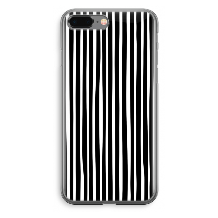 Stripes: iPhone 8 Plus Transparant Hoesje