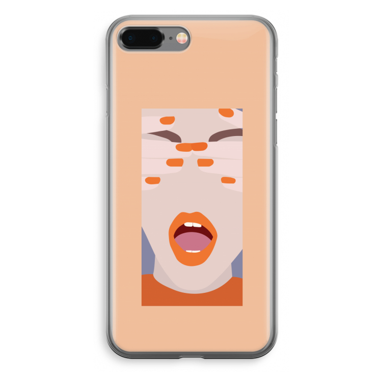 Surprise: iPhone 8 Plus Transparant Hoesje