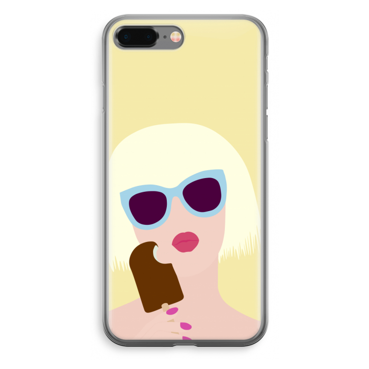 Ice cream: iPhone 8 Plus Transparant Hoesje