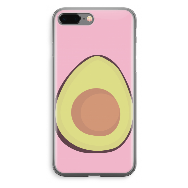 Avocado: iPhone 8 Plus Transparant Hoesje