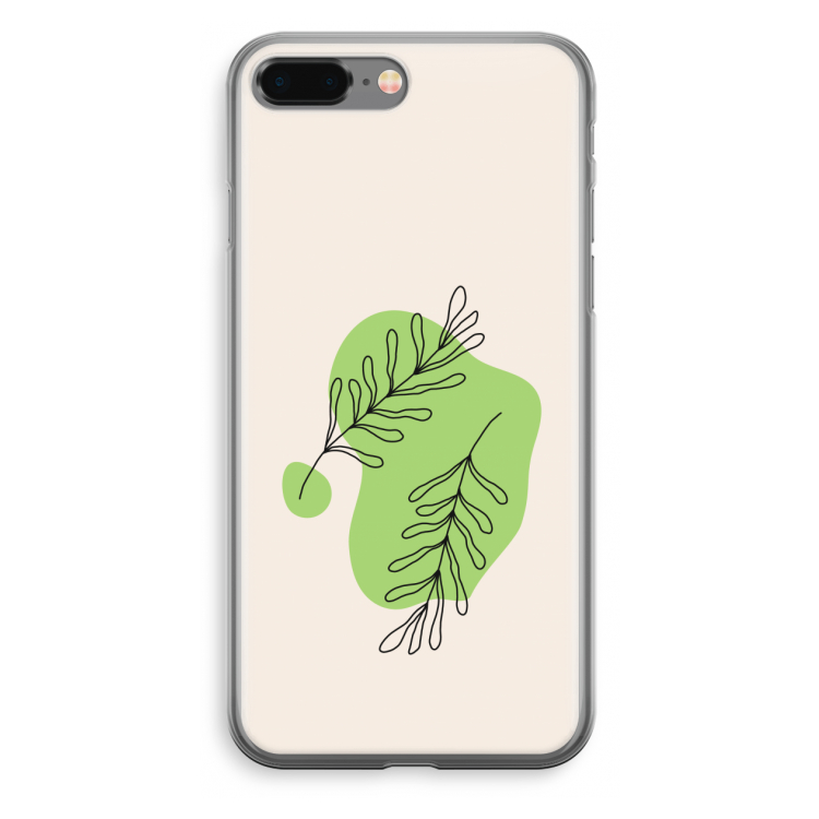 Beleaf in you: iPhone 8 Plus Transparant Hoesje
