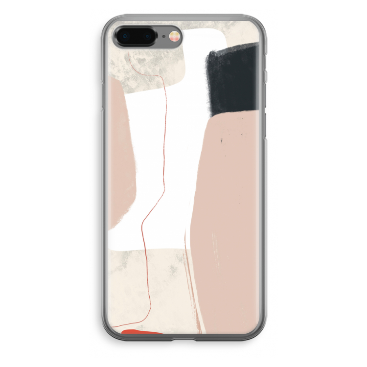 Lava: iPhone 8 Plus Transparant Hoesje