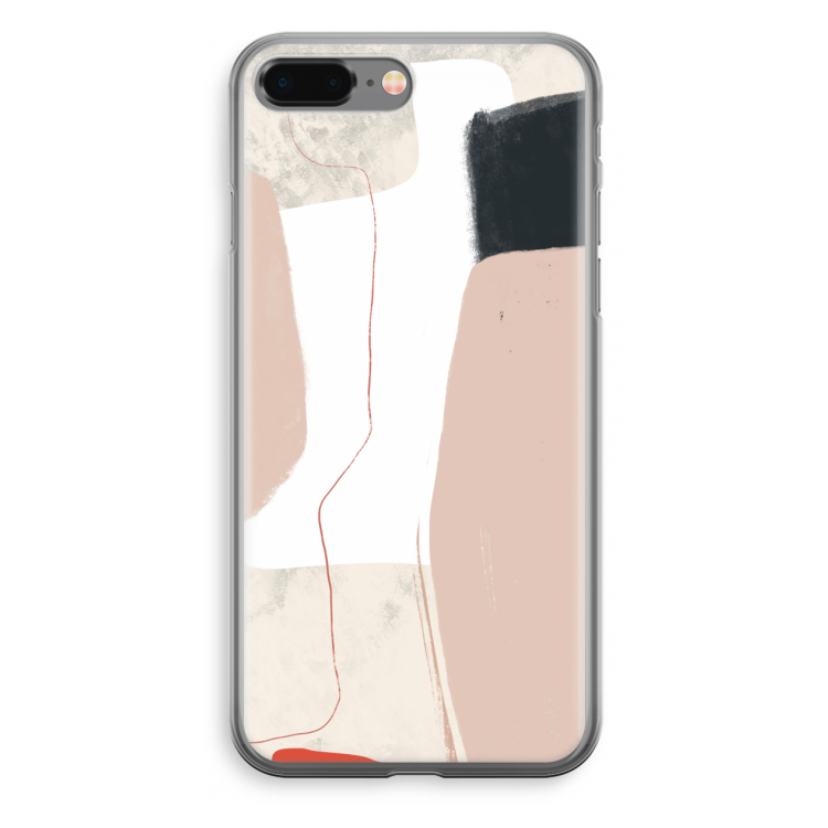 Lava: iPhone 8 Plus Transparant Hoesje