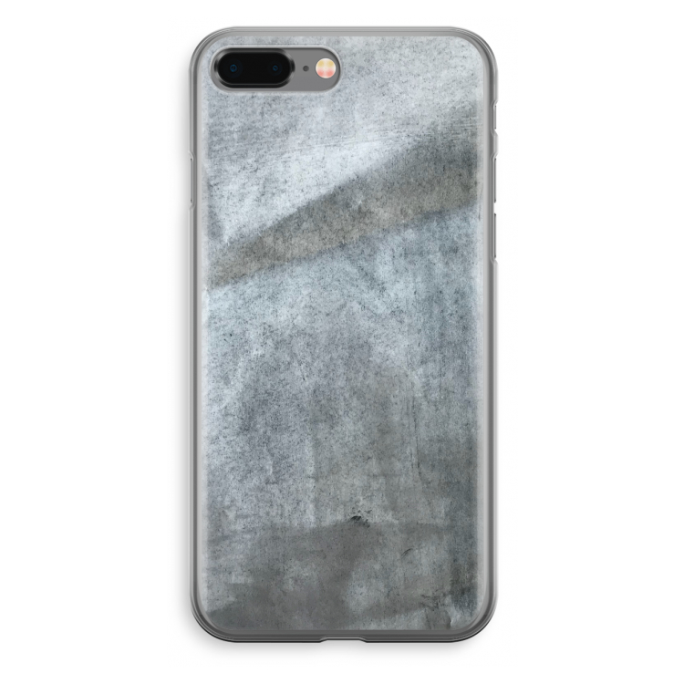 Grey Stone: iPhone 8 Plus Transparant Hoesje