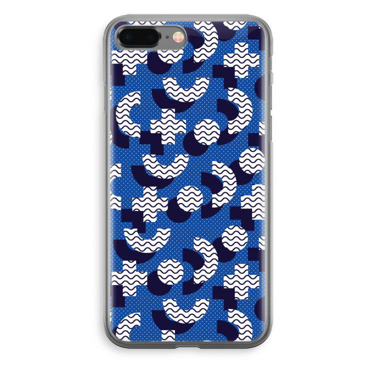 8-bit N°5: iPhone 8 Plus Transparant Hoesje