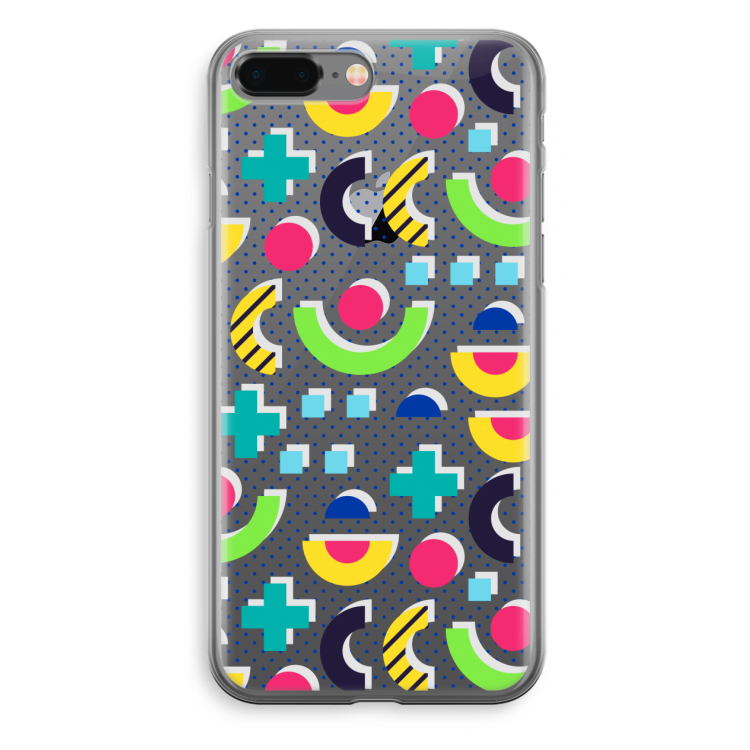 8-bit N°1: iPhone 8 Plus Transparant Hoesje