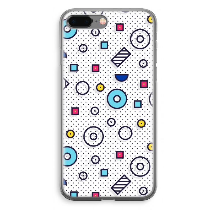 8-bit N°9: iPhone 8 Plus Transparant Hoesje