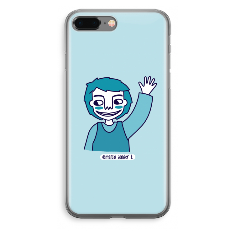 Zwaai: iPhone 8 Plus Transparant Hoesje