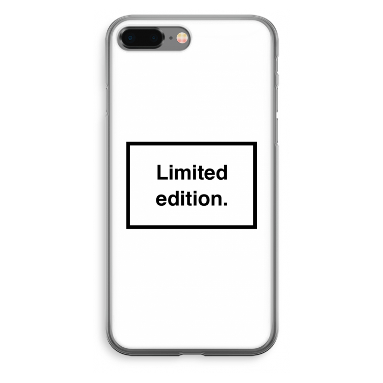 Limited edition: iPhone 8 Plus Transparant Hoesje