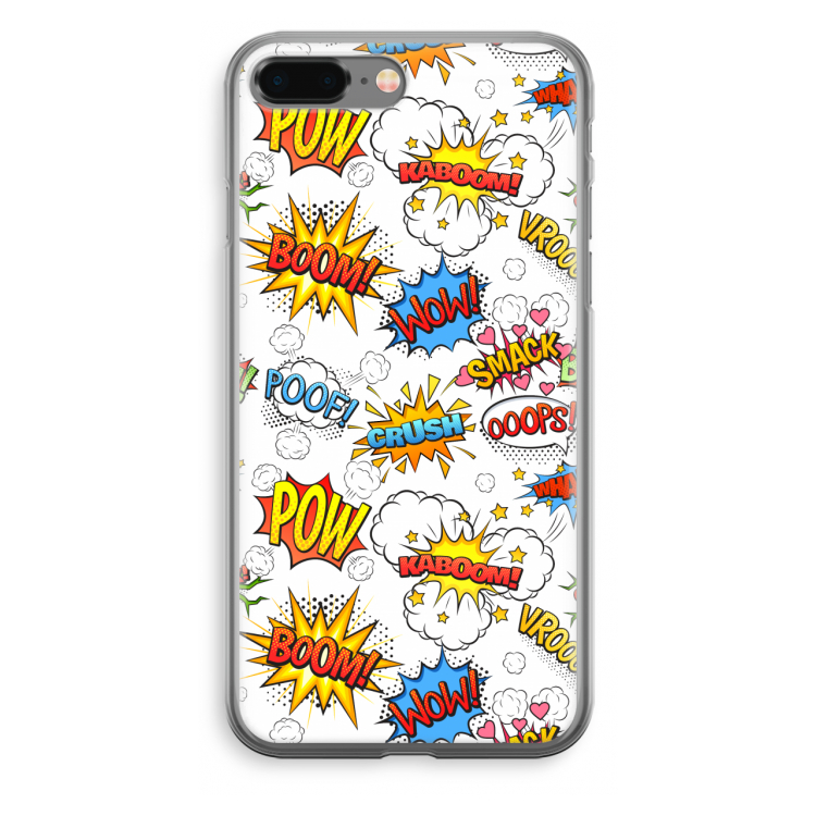 Pow Smack: iPhone 8 Plus Transparant Hoesje