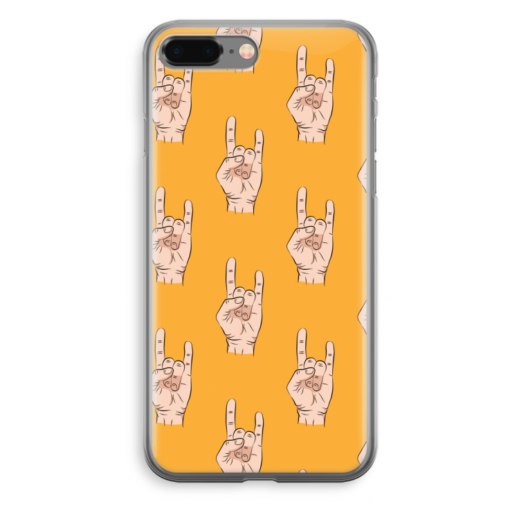 Rock: iPhone 8 Plus Transparant Hoesje