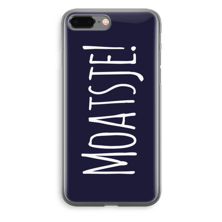 Moatsje!: iPhone 8 Plus Transparant Hoesje